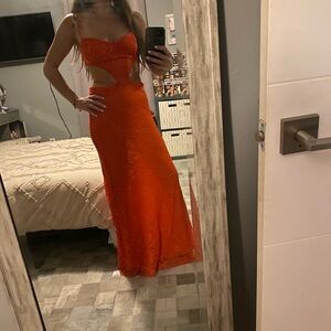 Vibrant Orange Dress